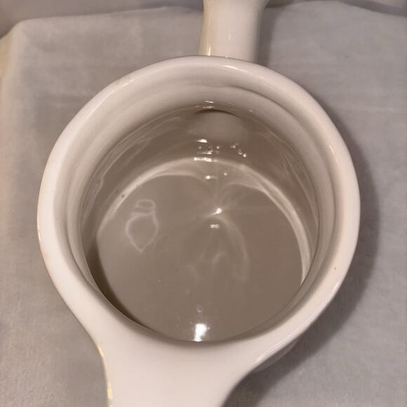 Rae Dunn Bee "KIND" Ceramic Watering Can Planter White By Magenta EUC - Picture 6 of 9